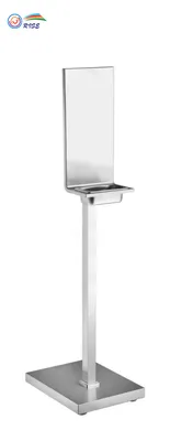 Automatic Metal Base Floor Stand Hand Sanitizer Dispenser Stand with Height Adjustable Pole