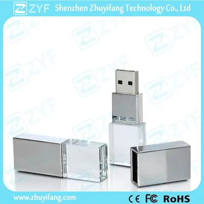 High Quality UDP Chip Popular Crystal USB Stick (ZYF1504)