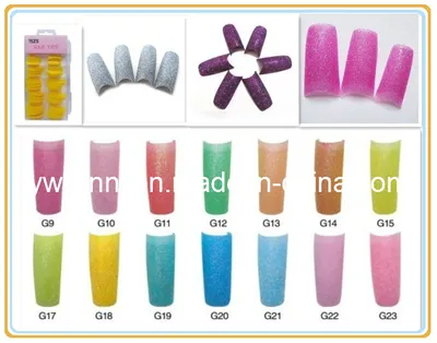 70PCS French Glitter Nail Tips