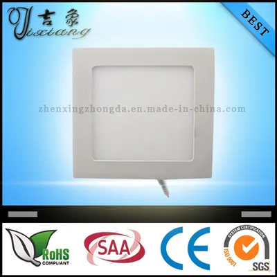 12W 90-265V Warm White Square LED Panel Light