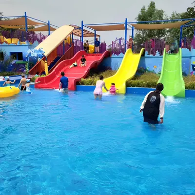 Custom Themed Fiberglass Water Slide for Theme Park Aquatic Zone
