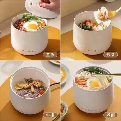 Electric Multi Mini Cooking Pot Function Frying Pan Non Stick Ceramic Coating Cooking Hot Pot