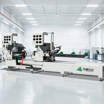 Low-Price CNC Double Head Precision Cutting Saw for Aluminum Window Door Profile