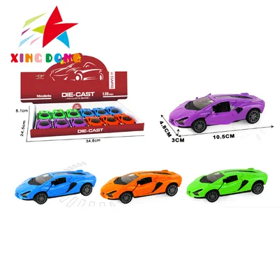 1: 36 Scale Model Pull Back 3 Doors Open Alloy Metal Die-Cast Cars
