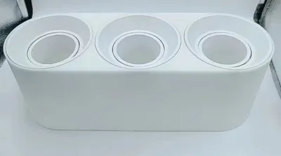 Commercial White Anti Glare MR16 Spot Lights Pure GU10 Square Downlight Fitting