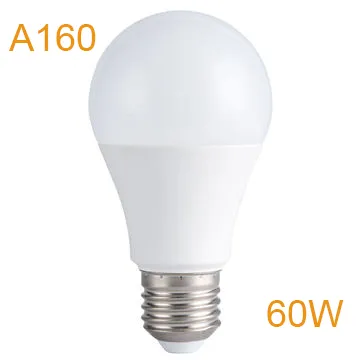 60W E27/B22 A160/A19 PBT+ Aluminum LED Bulb