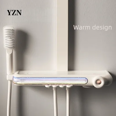 Contemporary High-Quality Shower Faucet with Large Top Spray