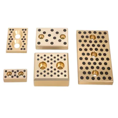 Oilfree Bronze Flat Plates Copper Bronze Graphite Slide Plate
