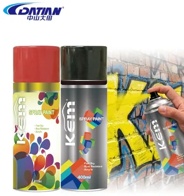 Datian China Factory Quick-Drying Acrylic Resin White Aerosols Spray Paint
