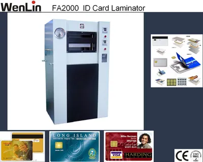 A4 Size Auto Smart PVC Card Laminator/Key Tags Compound Machine