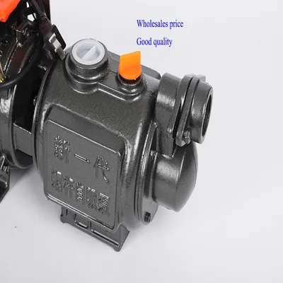 Screw Self-Priming Booster Pump Gray Black