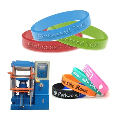 Silicone Wristband Bracelet Rubber Band Manufacturing Machine