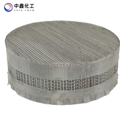 Low Pressure Industrial Grade Chemical Engineering Structured Corrugated Plate Tower Packing