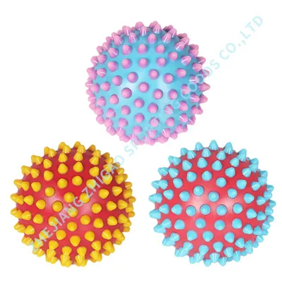 Big Double Color Spicky Massage Ball for Pain Muscle Relax