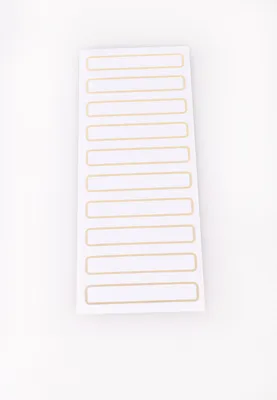 Custom Made Logo Label Print Paper Sheet Kiss Cut Decorative Stickers
