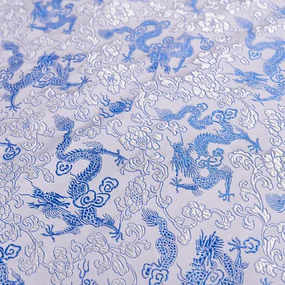 Dragon Pattern Antique Tang Suit Handmade DIY Brocade Surface