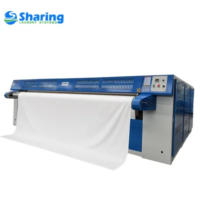 Energy Saving Double Roller Flatwork Ironer -Industrial Bedsheets Laundry Ironing Machine