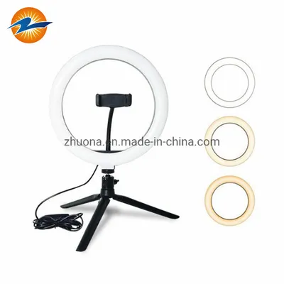 New Model LED Selfie Light Table Top Dimmable LED Ring Light Tiktok LED Live Lighting LED Lamp LED Lighting
