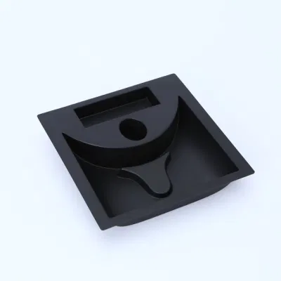 High-Grade Matte PS Black Plastic Tray for Electronic Products Packaging