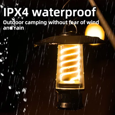 Hottest Rechargeable Portable Waterproof Torch and Emergency Sos Light Power Bank Camping Lamp LED Tent Lights Outdoor