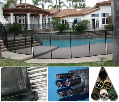 Factory Portable Swimming Security Aluminum Temporary Fencing for Swimming Pool