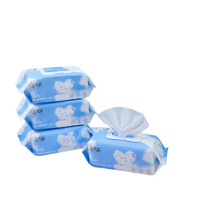 80PCS Non Woven Fabric Disposable Soft Water Baby Wet Wipes