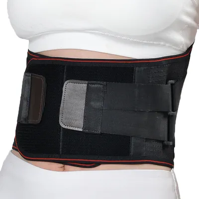 Detachable Self-Heating Waist Support Belt Honeycomb Mesh Adjustable Compression Lumbar Brace for Cold Waist and Lumbar Strain