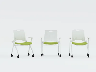 Conference Room Chairs Ergonomic Lumbar Support Heavy-Duty Folding Chair