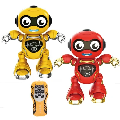 OEM/ODM Cute Design Plastic Remote Control Programming Sing Dance Smart Robot Toys Light Voice Function Kids Infrared Ray RC Toys Robot