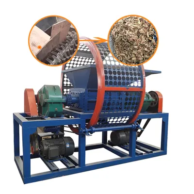 Full Automatic Industrial Steel Crusher Machine Blade Garbage Cable Car Shredder