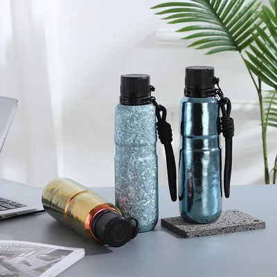 Pure Titanium Double Wall OEM Insulated Water Bottle