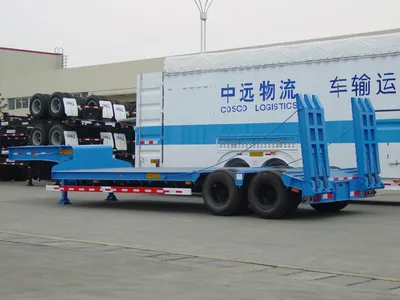 Low Flat Bed Semi-Trailer