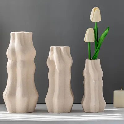 Ceramic Flower Pot, Ceramic Vase, Porcelain Planter for Home Decoration