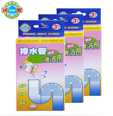 Powerful Sink and Drain Cleaner, Portable Powder Cleaning Tool Super Clog Remover Chemical Powder Agent for Kitchen Toilet Pipe Dredging