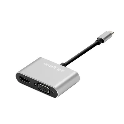 USB C to HDMI® +VGA Adapter Notebook Accessory