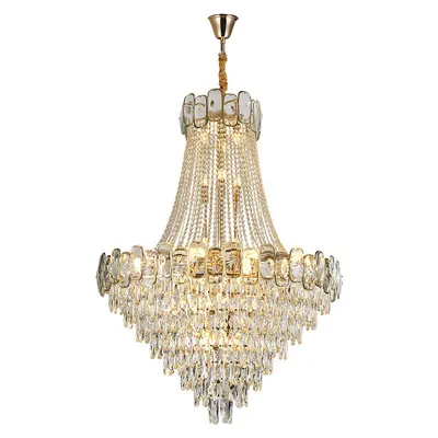 American Living Room Antique Brass Chandelier Modern Lighting