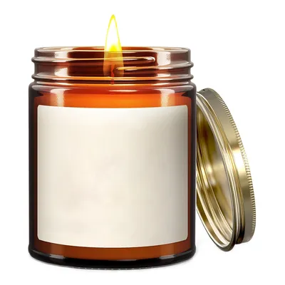 Jar Burn Fall Candles, Essential Oils Autumn Fall Scented Candles