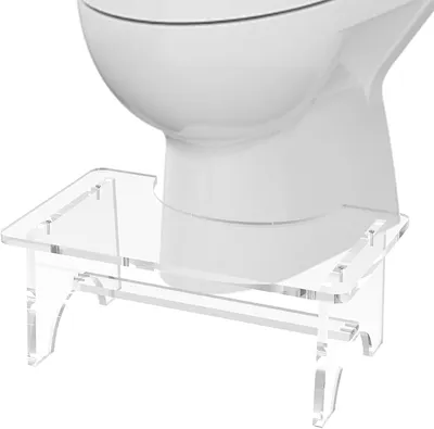 Transparent Acrylic Adult Toilet Stool