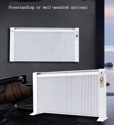 2000W Electric Slim Wall Mounted Convector Panel Heater Aluminum Panel Thin Heater for Hotel