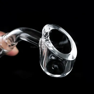 Hot Sale 4mm Quartz Banger 45/90 Degree Glass Bowl Smoking Hand Pipe