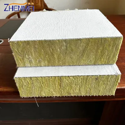 Fire Resistance High Temp Lightweight Boom Composite Rock Wool Board
