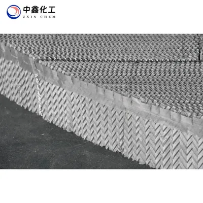 Petrochemical Structured Corrugated Plate Tower Packing Melapak Cy700 Bx500 Metal
