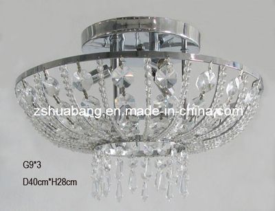 3 Light Round Acrylic Ceiling Lamp