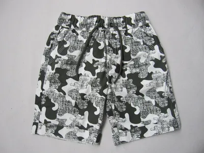 Fashion Boy Short Pants Children Poplin Bermuda with Aop