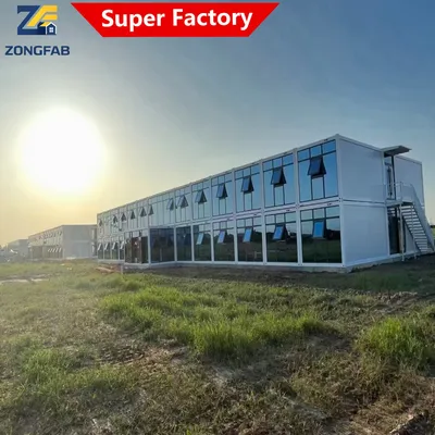 Rapid Deployment Assemble Steel Living Detachable Assembly Prefab Prefabricated Container Building Housing