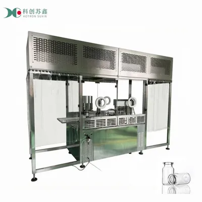 Stainless Steel GMP Automatic Aseptic Vial Liquid Filling Stoppering Machine for Biopharma