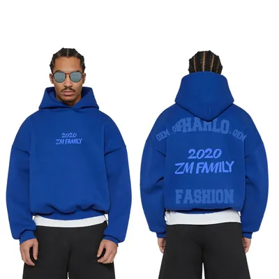 Printed Custom Pullover Oversized Cropped Streetwear Fleece Cotton Heavyweight Essentials Hoodie Men