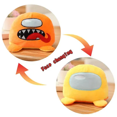 Plush Toys Soft Stuffed Cute Reversible Plush Toys Among Us Reversible