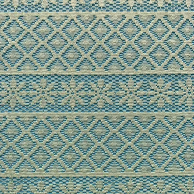 Polyester Geometric Pattern Warp Knitted Lace Fabric