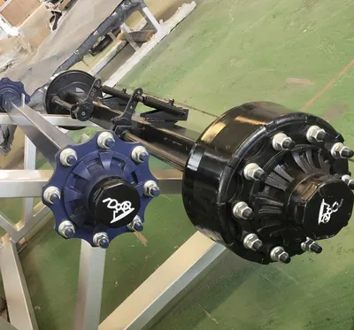 Reliable 10-Ton Axles with Cam Brakes for Agricultural Use